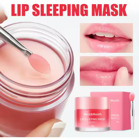 West&Month Lip Sleeping Mask Soften Cracking Lip Dead Skin Remover Dry Lips Treatment Exfoliant for 