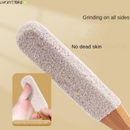 LUCKYSTORE Foot Sander, Silicon Carbide Non Slip Foot Rasp, Durable Bamboo 360° Foot Scrubber For Fe