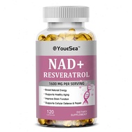 NAD+ 100mg with %! Resveratrol 00mg Capsules Advanced Anti-Aging & in Health Support