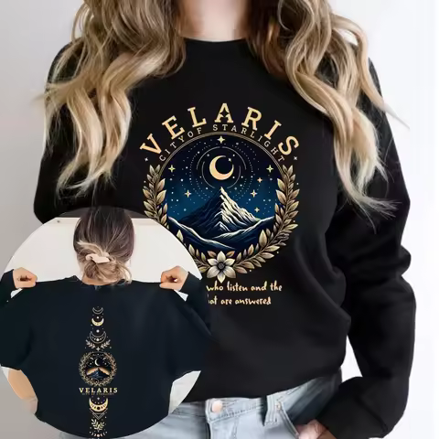 Velaris City of Starlight Sweatshirt ACOTAR Hoodie The Night Court Sweatshirt Women Graphic Hoodies