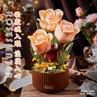 Kiss The Building Blocks To Bloom The Eternal Dynamic Light Flower Garden.