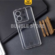 Bumble - Redmi Note 13 Pro 5g Softcase Clear Card Case Clear Card Slot Case Redmi Note 13 Pro 5g