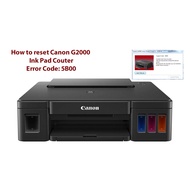 5B00 CANON PIXMA G1000/G1010/G2000/G2010/G3000/G3010 ERROR 5B00 FIX