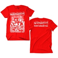 MERAH Bombardir Punk Band T-Shirt - HC Punk red