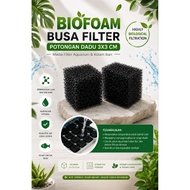 Biofoam Aquarium Mechanical Filter FoamKapas 3x3 CM - Easy to Clean, Durable, Effective in Filtering