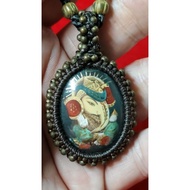 Ganesha Amulet Rope Necklace