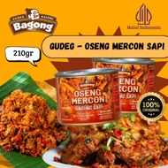 Oseng Mercon Instant Canned Beef, Hassle-Free - Gudeg Yu Djum, Authentic Jogja Specialty 210g
