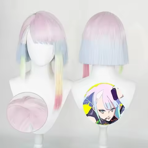 Anime Cyberpunk Edgerunners Lucy Cosplay Wig Anime Cyberpunk Edgerunners Cos Lucyna Kushinada Cospla