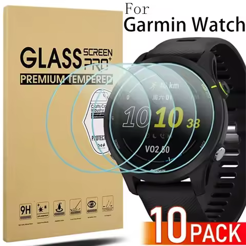10-1Pcs Tempered Glass for Garmin Forerunner 165 965 255 265 265s 955 SmartWatch Screen Protective H