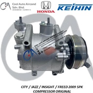 CITY / JAZZ / INSIGHT / FREED 2009 5PK COMPRESSOR KEIHIN ORIGINAL 38810-RD7-Z02