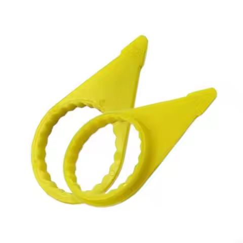P88C Yellow Wheel Nut Indicators Truck Safety Loose Wheel Nut for Car Truck 32mm 33mm Nut, 200Pack
