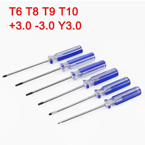 T6 T8 T9 T10 3mm Precision Magnetic Screwdriver Watch Repair Tool Slotted Phillips Thin Screwdriver 