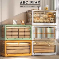 Foldable box foldable organizer 28L/40L/56L/86L/116L /143L/Heighten 5 side open box stackable storag