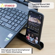 STAND LAPTOP STARCO 2 IN 1 FOLDABLE LAPTOP STAND HOLDER HP TABLET