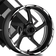 Reflective Motorcycle Accessories Wheel Sticker Inside Of Hub Decals Rim Stripe Tape For Adv350 Adv 