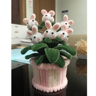 Cute Fuzzy Wire Rabbit