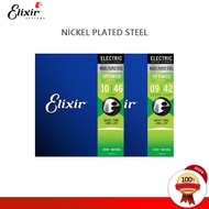 Elixir 19002 Optiweb Electric Guitar String Nickel Plated Steel Custom Light (09-42) 19002 19052
