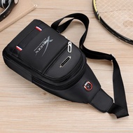 SpaceX Rocket NASA Fan Chest Sling Bag Men Waterproof Canvas Fanny Pack Crossbody Bag Lightweight Mu