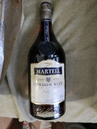 舊版藍帶1LMartell Cordon Bleu Cognac 1L 藍帶 馬爹利 干邑 白蘭地 1公升