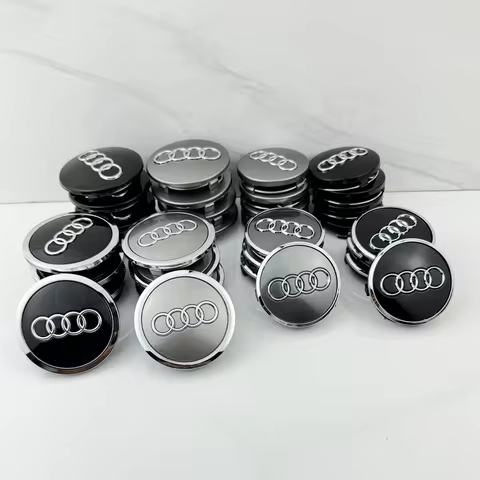 4pcs 60mm 61mm 69mm 68mm Car Styling Wheel Center Cap Hub Replaced Covers For Audi A3 A4 A5 A6 A7 A8