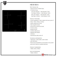 EF HB BI 583A Induction Hob