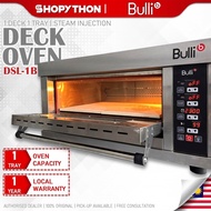 BULLI Electric Oven with Steam Injection &amp; Pizza Stone DSL-1B (600x400mm/4000w) Digital Deck 1 Layer 1 Tray Sourdough