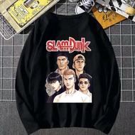 SLAM DUNK popcloset baju t-shirt lengan panjang lelaki perempuan 3xl basketball muslimah manga anime t shirt man viral