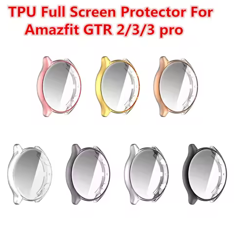 Full Screen Protector For Amazfit GTR3 GTR 3 pro Case cover Silicone protective Frame For Amazfit GT