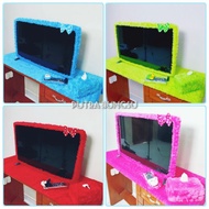 New Product.. Package 4in1 Vita Tv Headband Size 40-43 Inch+Tablecloth 50x150 cm+Tissue Cover+Remote Cover