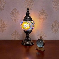 【DREAM LIGHTS】土耳其風 馬賽克拼貼小桌燈 厚玻璃 馬賽克桌燈