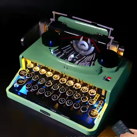 Not Included Model LED Light Kit for Typewriter 21327 Building Blocks City Bricks DIY Lamp Toys Gift