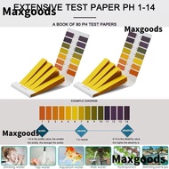 MAXGOODS 80 Strips/pack Litmus Tester Paper, Indicator Paper with Control Card Professional PH Test 