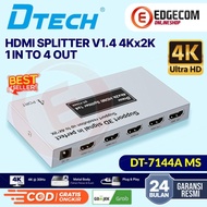 DTECH HDMI SPLITTER 4K V1.4 4 PORT / 1 INPUT TO 4 OUTPUT ORIGINAL OFFICIAL WARRANTY DT-7144A