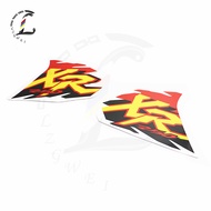 QAZWS XR สติ๊กเกอร์มอเตอร์ไซค์กันน้ำสติ๊กเกอร์ถังน้ำมันอุปกรณ์ป้องกันสติ๊กเกอร์สำหรับฮอนด้า XR250 XR