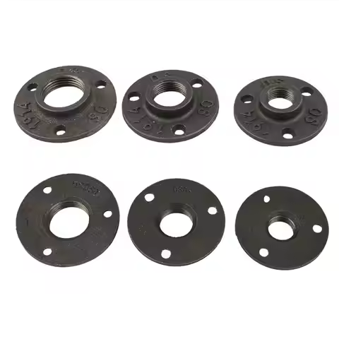 1/2" 3/4" 1" Female Thread Antique Retro Style Classic Flange Cast Iron DN15/DN20/DN25 Floor/Wall Fl