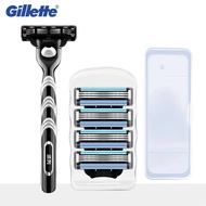 Gillette Mach 3 Mens Razor 3 Layers Blades Hair Removal Manual Shaver Fast Smooth Safe Shaving Machi