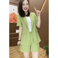 Casual Shorts Suit Women's 2023 Summer Short Sleeve Blazer New Fashion Two-Piece Suit