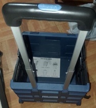 便攜式折疊購物車/手推車，一部$90，兩部$160，另有全黑色款，在相片最後