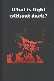 What is light without dark?: 6x9 100 page lined journal