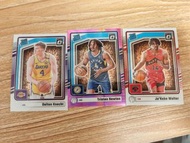 [ NBA 球員卡] optic panini rated rookie Dalton Knecht, Tristen Newton, Ja'Kobe Walter