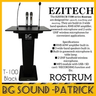 EZITECH T100 Rostrum Series with speaker and wiress microphone