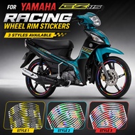 17 Inch Wheel Hub Rim Stripe Tape Sticker Motorcycle Accessories Vinyl Reflective Decals for Yamaha 
