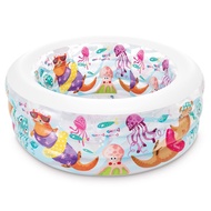 [HOT]Intex58480 Goldfish Round Inflatable Swimming Pool Childrens Inflatable Water Play Pool Family 