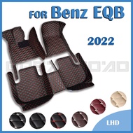 RHD Car Floor Mats For Mercedes Benz EQB 2022 Custom Auto Foot Pads Automobile Carpet Cover Interior