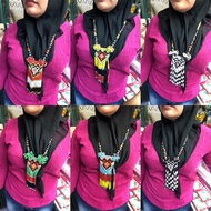 Ethnic beaded necklace | Kalimantan bead necklace | Ethnic Kalimantan Bead Necklace | Maik necklace 