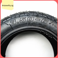 【KNWH】3.50-6 Rubber Tubeless Tire 238*150*97mm for 10inches Electric Scooter Wheel