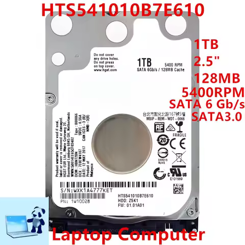 New Original HDD For Hgst 1TB SATA 2.5" 128MB 5400RPM For Internal Hard Disk For Notebook HDD For HT