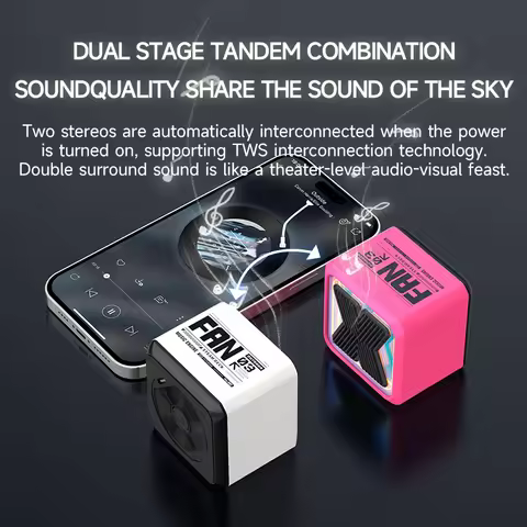 Basix mini Speaker Bluetooth Portable Speaker Wireless Powerful Home Party Small Outdoor Stereo Surr