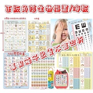 Taiwan Corner Creature Height Ruler/Phonetic Symbol ㄅㄆㄇ/ABC/123/1~100 Wall Chart/ABC/Nine-Nine Multi