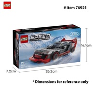 NJISD LEGO 76921 Audi S1 E-Tron Quattro ชุดรถแข่ง Speed Champions 274ชิ้นของเล่น DIY สำหรับเด็กชายเด